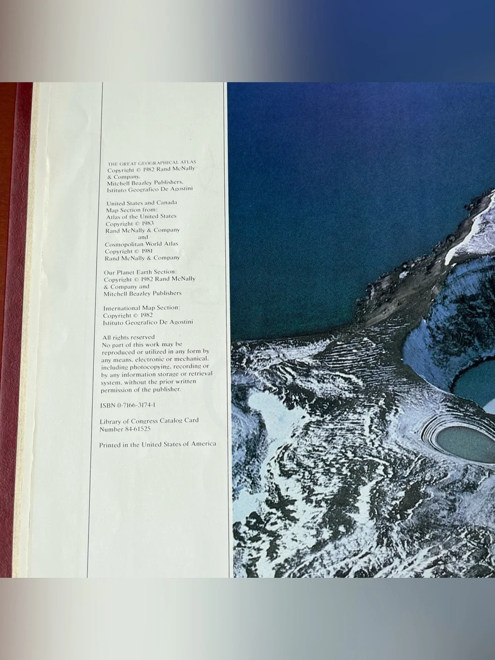 TheWorld Book Great Geographical Atlas, Rand McNally & Co. 1983 - Coffee Table